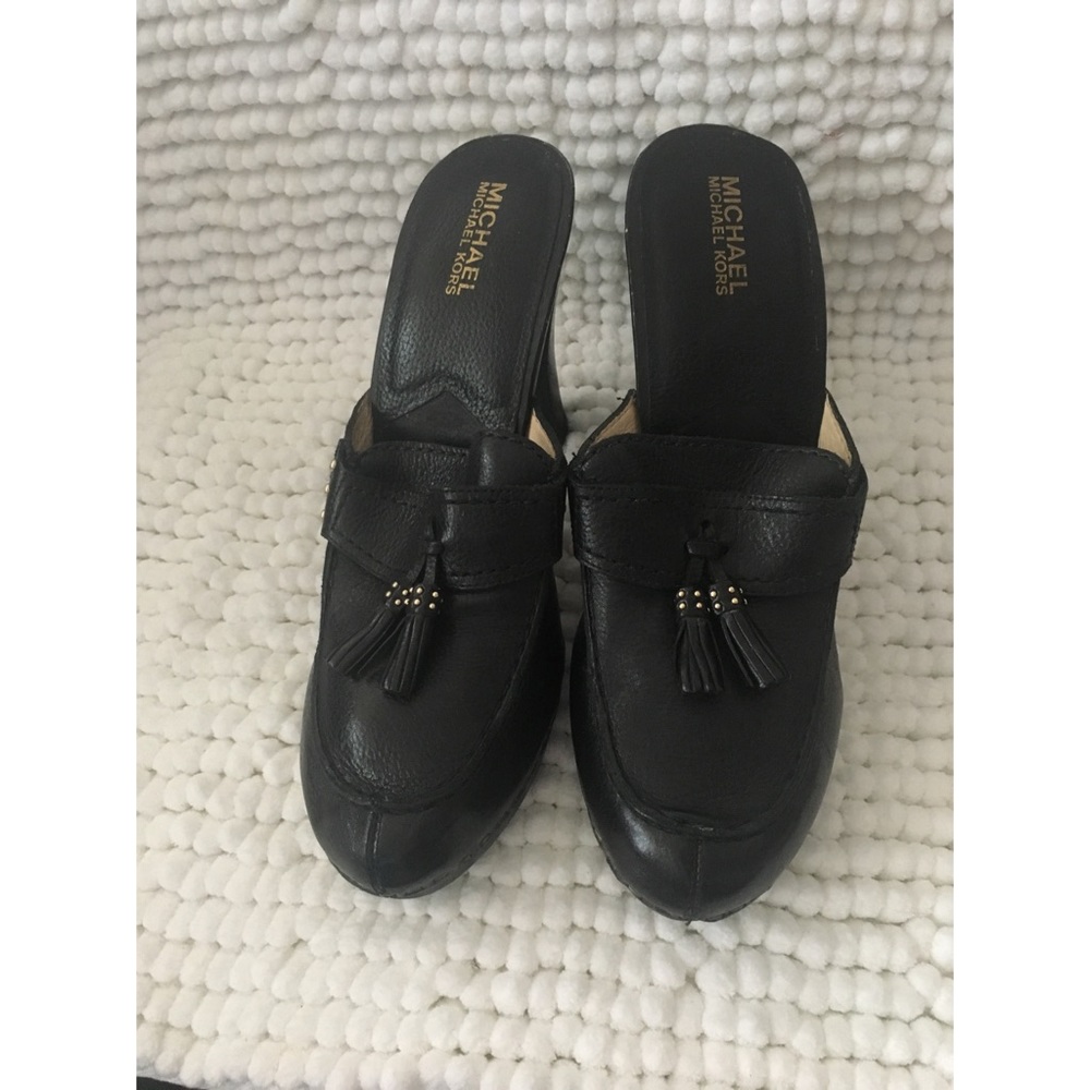 Michael Kors heeled slip on heeled mules